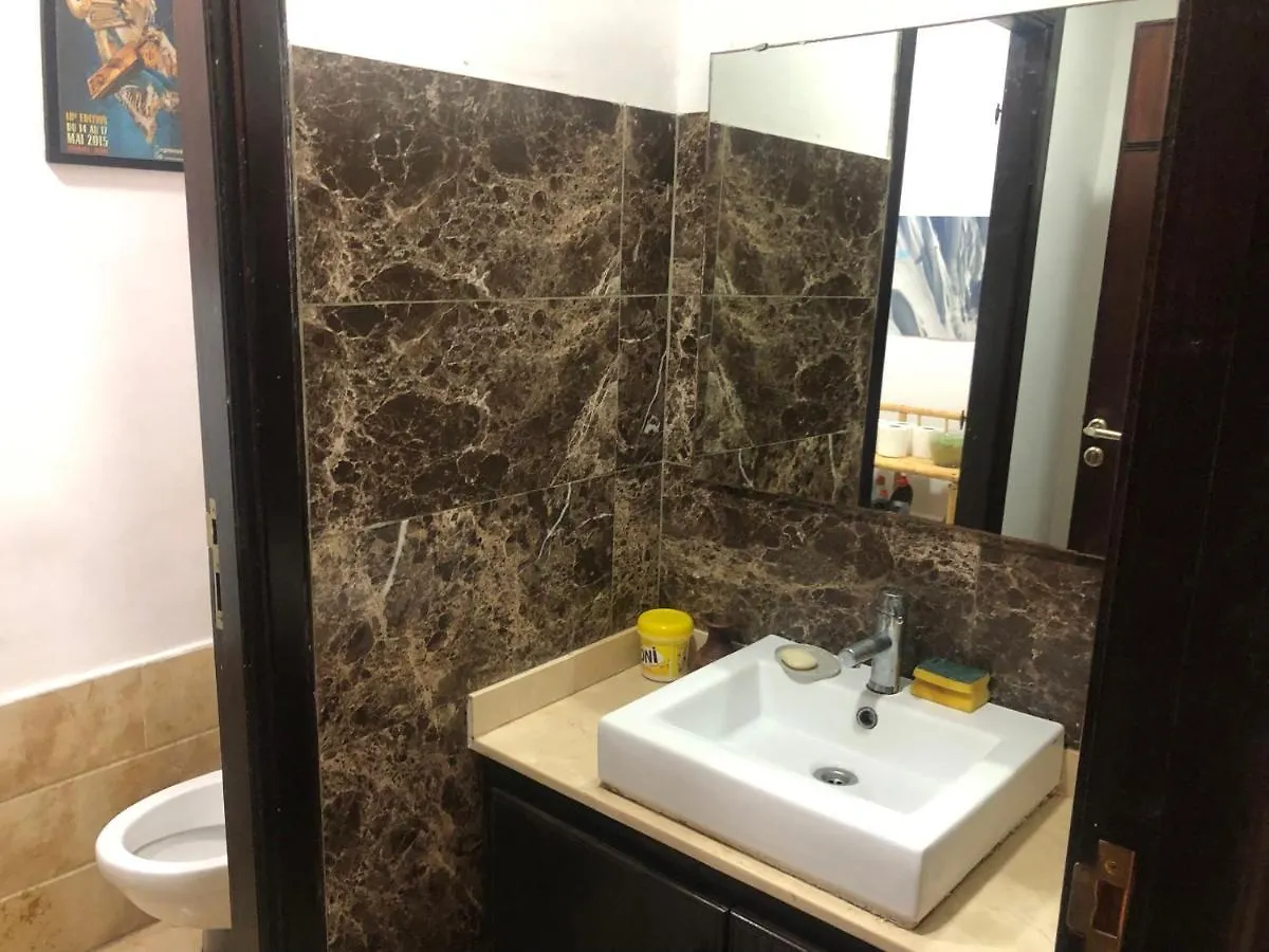 Quarto em Acomodações Particulares Appartement De Charme Avec Vue Sur Mer Casablanca